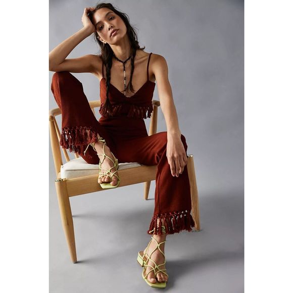 New Free People Saylor Sterling Jumpsuit size Small